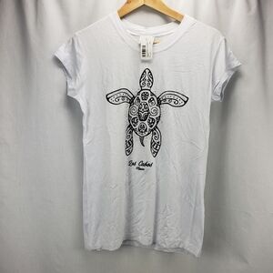 Los Cabos Mexico Turtle Tshirt Top Women's Size M NWT